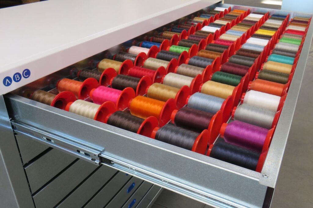 drawer-thread-cones-holder